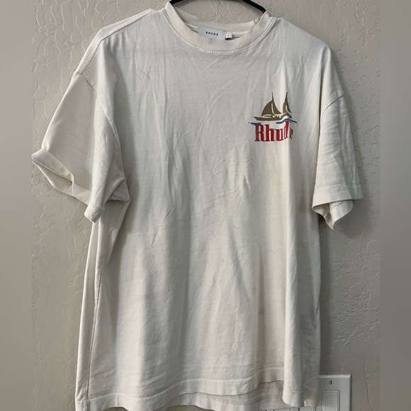 Oversized Men’s Rhude Tshirt Size S - Picture 2 of 4